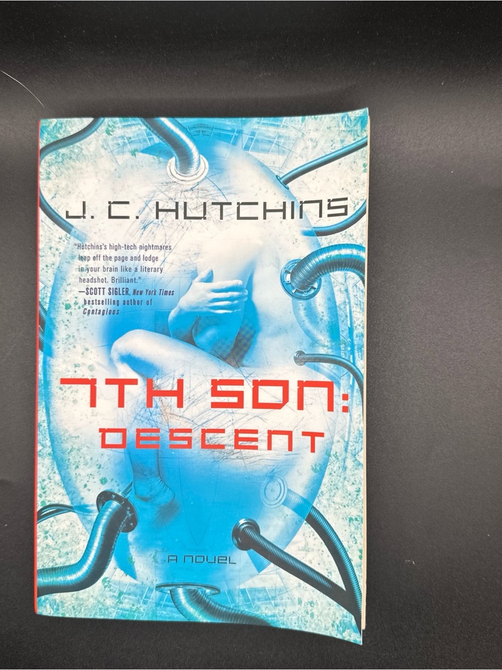 7th Son: Descent J.C. Hutchins Signed & Personalized 2009 Paperback